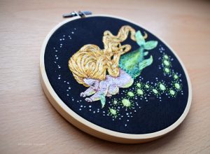 Mermaid Embroidery 2